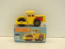 LESNEY MATCHBOX SUPERFAST NO72 BOMAG ROLLER EXCELLENT BOXED (L725)