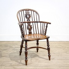 Early 19th Century Yew & Elm Windsor Chair