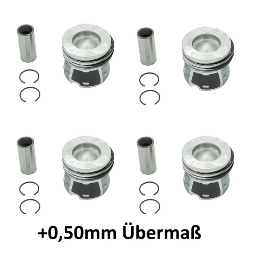 Pistons 50 oversize for - 4x,
