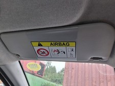 2014 FIAT PUNTO 5 DOOR MK3 NSF PASSENGER SIDE FRONT LEFT SUN VISOR SHADE