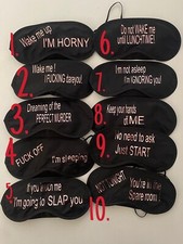 Offensive/Rude/Silly/Funny Eye Mask