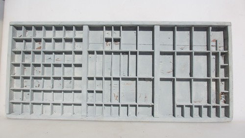 Antique wooden printers drawer - antique,