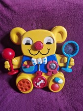 Matchbox Vintage Retro 1982 Activity Teddy Bear Cot Musical With Both Rattles