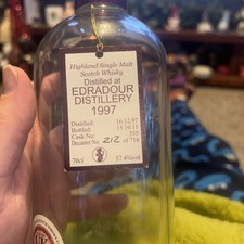 Empty decanter edradour - empty,