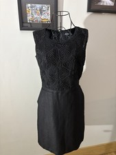 Next Black Linen Mix