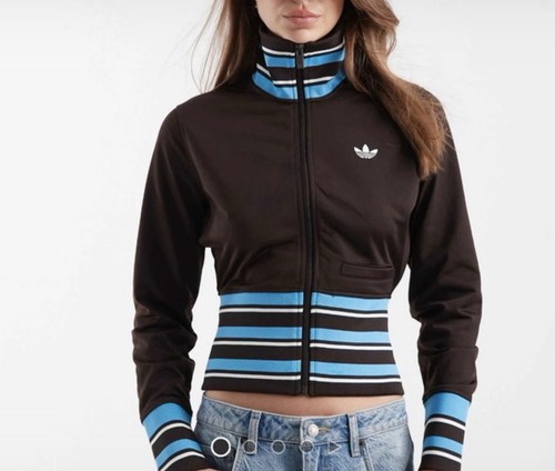 Ladies adidas fitted track - ladies,