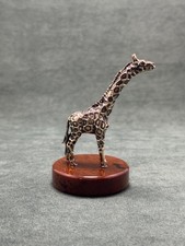 Giraffe Figurine Cast Bronze