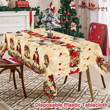 Vintage Christmas Tablecloth