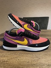 Nike Waffle One Active Fuchsia Pink Orange Black Trainers Sneakers Size UK 6