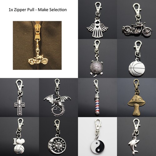 Clip zipper pulls charm - charm, bag