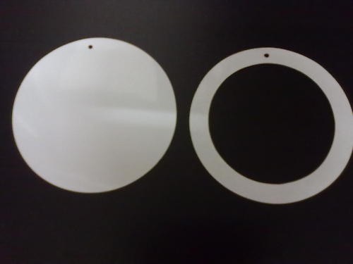 White magnetic car - magnetic, disc