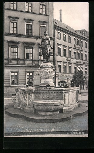 Postcard leipzig - postcard,