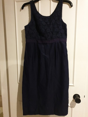 Bennett navy silk dress - lk,