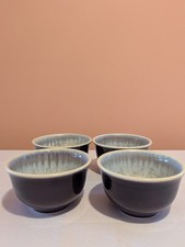 Portmeirion The Starfire Collection Amethyst Rice Bowls x 4 By Julian Teed