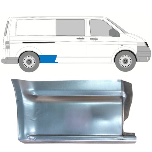 Rear wing repair panel for