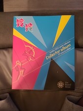 2012 Olympic 50p Full Set Of 29 Coins & album Uncirculated & Completer Medallion