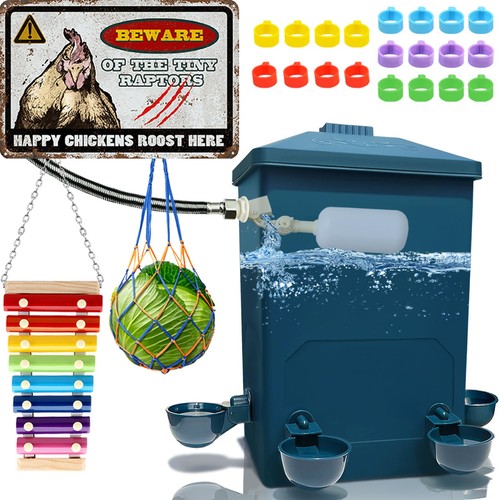 Chicken waterer with - waterer,