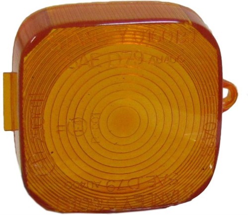 Indicator lens front amber - indicator,