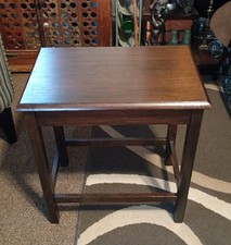 Small Solid Oak Table, Vintage