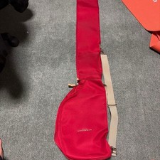 BURBERRY GOLF red caddy bag