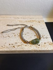 Hetian Natural Green Jade Bracelet Pixiu Fengshui