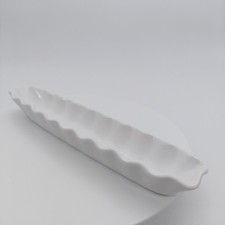 Long White Olive Serving Dish Excellent Condition 