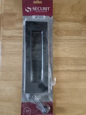 Black Metal Letterbox plate