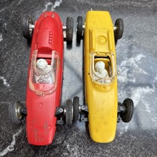 Airfix Red Lotus and yellow Porsche Racing Slot Cars