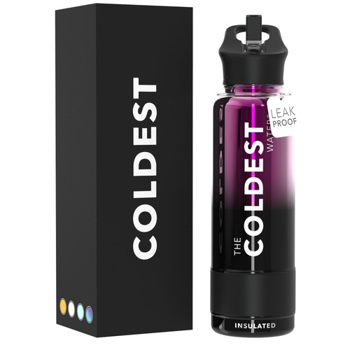 Coldest insulated water bottle - water,