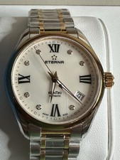 Eterna Kontiki Automatic Watch 1260.53.66.1732 Swiss Made 36mm Diamond MOP Dial
