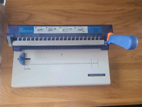 Comb binding machine - binding,