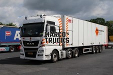 Truck Photo MAN TGX Box Trailer Netherlands White Antonisen B.V. Transpo #g5ic