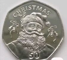 2017 GIBRALTAR 50p Fifty Pence Father Santa Claus CHRISTMAS Unc Coin XMAS GIFT