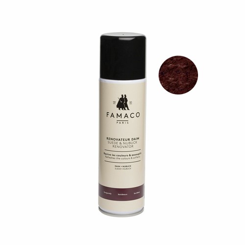 Famaco burgundy suede - famaco, nubuck