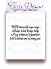 Clear Unmounted Christmas