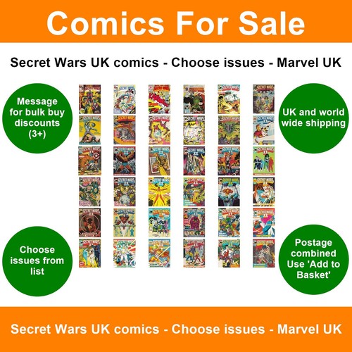 Secret wars comics choose - comics,