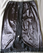Silky Smooth Black Petticoat