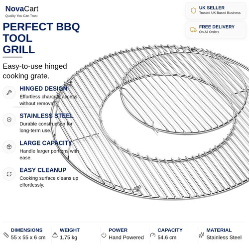 Weber inch grill hinged - inch,