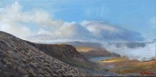 Original Oil Painting Lake