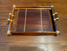 Vintage Vietnamese Bamboo Serving Tray