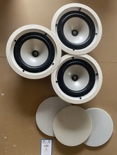 KEF CI200.3QR Custom Install In-Ceiling Speaker White x3