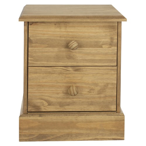 Cotswold pine bedside cabinet - bedside,