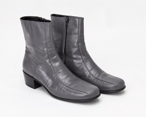 Florsheim gray leather side - gray,