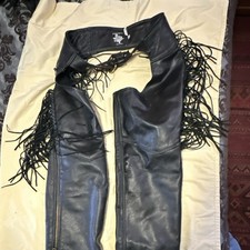 Black Leather Western Full