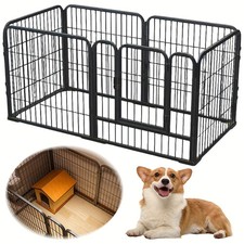 6-Panel Heavy Duty Metal Dog