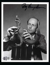 Ray Harryhausen signed 8x10 photo SWAU Authenticated Stop Motion Animation