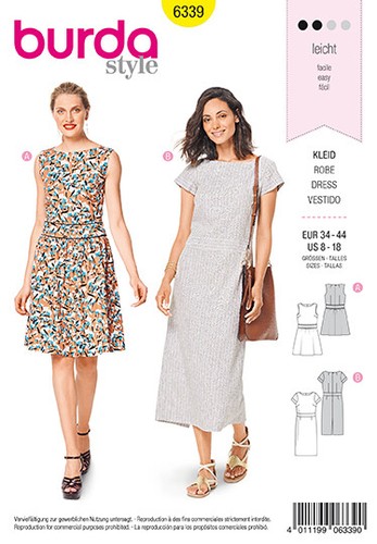 Burda easy sewing pattern - pattern, 6339