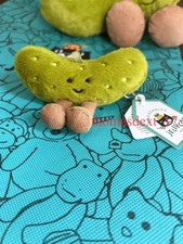 Jellycat Pickle Plush  small bag charm key chain stuffed tags+dust bag  1pcs new