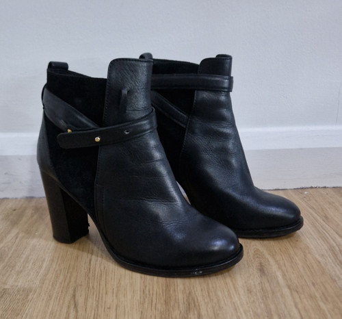 Whistles black ankle boots - black,