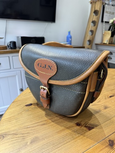 Leather cartridge bag - leather,